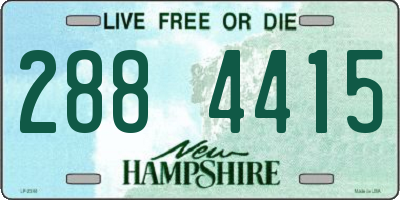 NH license plate 2884415