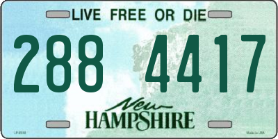 NH license plate 2884417