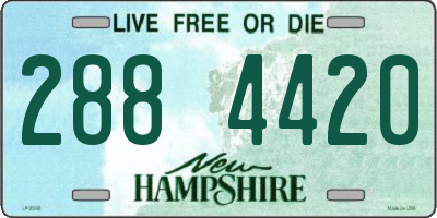 NH license plate 2884420