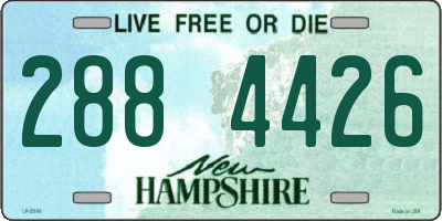 NH license plate 2884426
