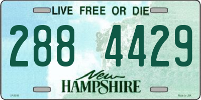 NH license plate 2884429