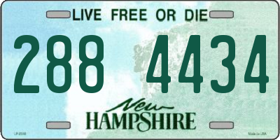NH license plate 2884434