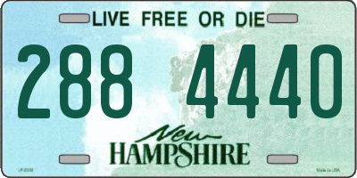 NH license plate 2884440