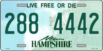 NH license plate 2884442