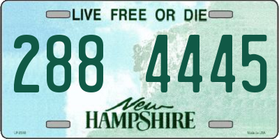 NH license plate 2884445
