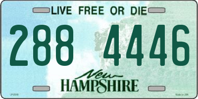 NH license plate 2884446