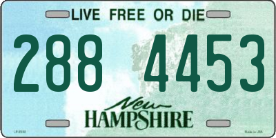 NH license plate 2884453