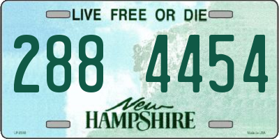 NH license plate 2884454