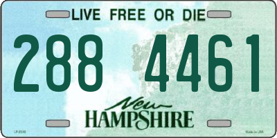 NH license plate 2884461