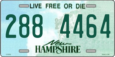 NH license plate 2884464
