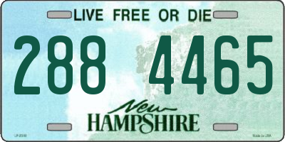 NH license plate 2884465