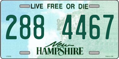 NH license plate 2884467
