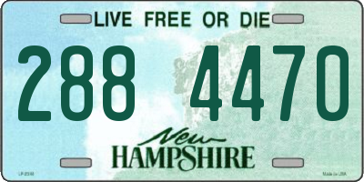 NH license plate 2884470