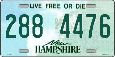 NH license plate 2884476