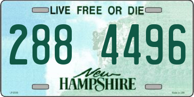NH license plate 2884496