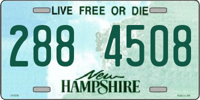 NH license plate 2884508
