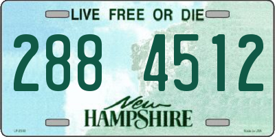 NH license plate 2884512