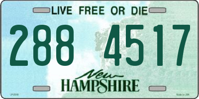 NH license plate 2884517