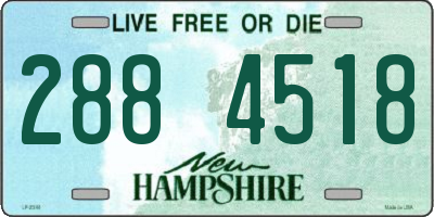NH license plate 2884518
