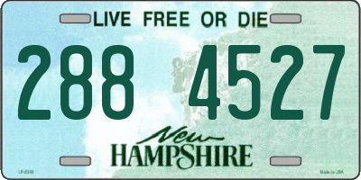 NH license plate 2884527