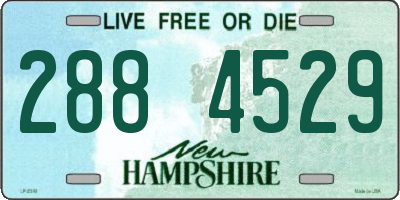 NH license plate 2884529