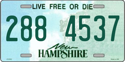 NH license plate 2884537