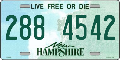 NH license plate 2884542