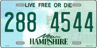 NH license plate 2884544