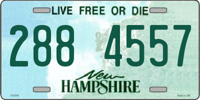 NH license plate 2884557