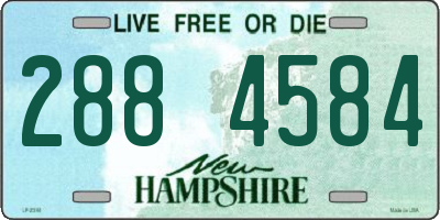 NH license plate 2884584