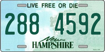 NH license plate 2884592