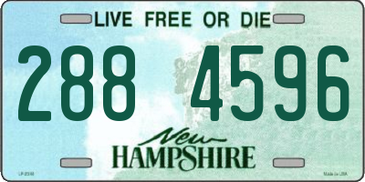 NH license plate 2884596