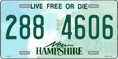 NH license plate 2884606