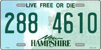 NH license plate 2884610