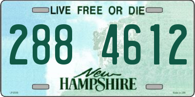NH license plate 2884612