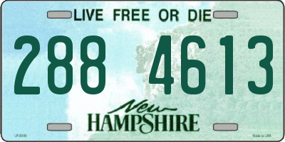 NH license plate 2884613