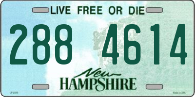 NH license plate 2884614