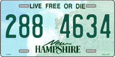 NH license plate 2884634