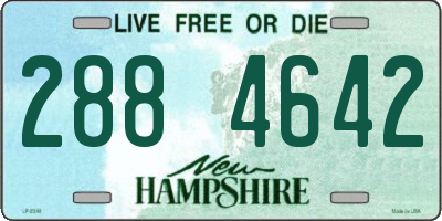 NH license plate 2884642