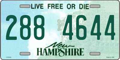 NH license plate 2884644