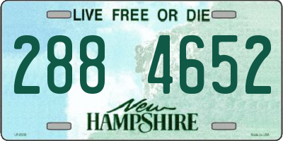 NH license plate 2884652