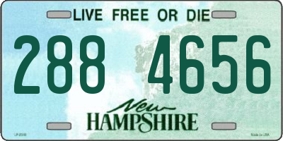 NH license plate 2884656