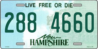 NH license plate 2884660