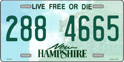 NH license plate 2884665