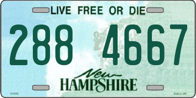 NH license plate 2884667