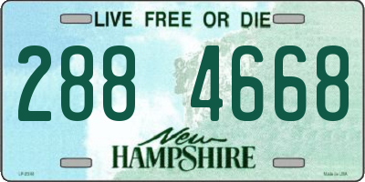 NH license plate 2884668