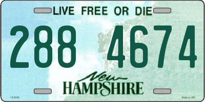 NH license plate 2884674