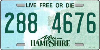 NH license plate 2884676