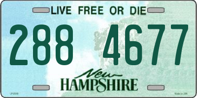 NH license plate 2884677