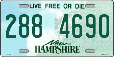 NH license plate 2884690